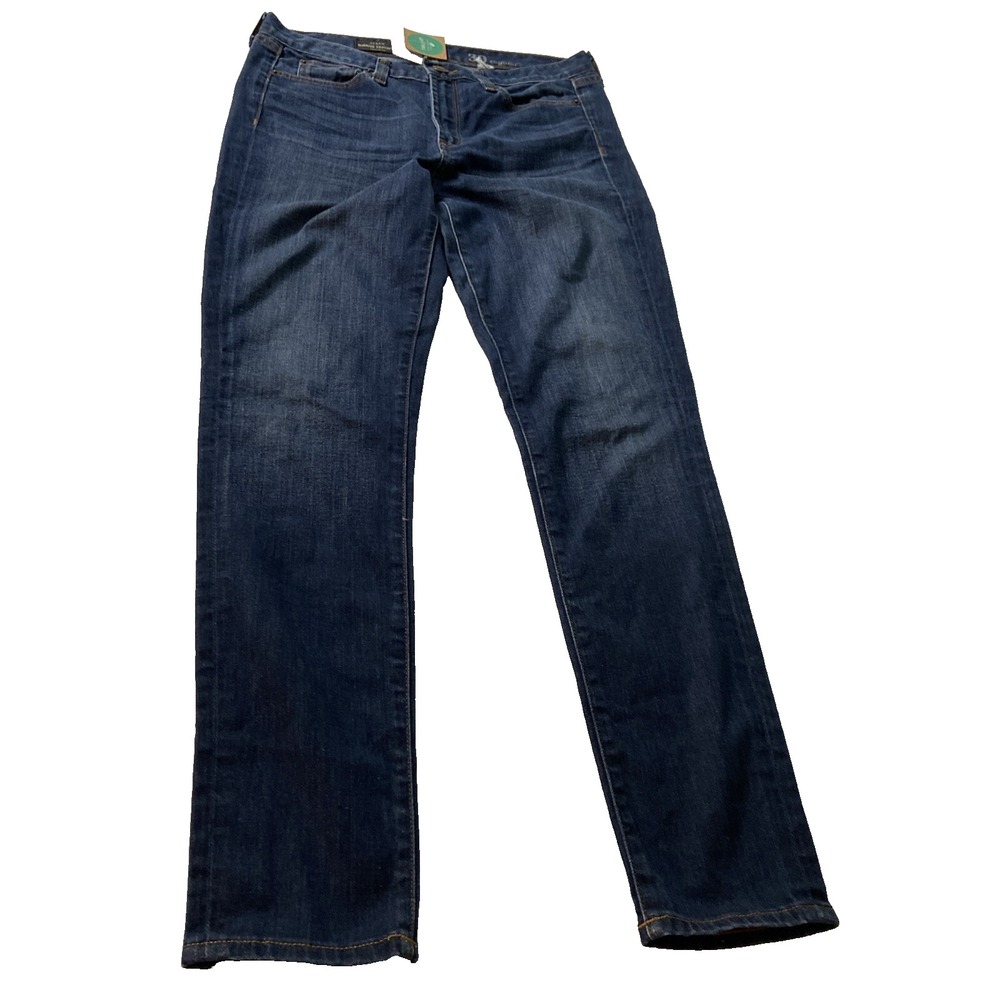 J.Crew Women Blue Midrise Toothpick Skinny Jeans Size 30 Regular